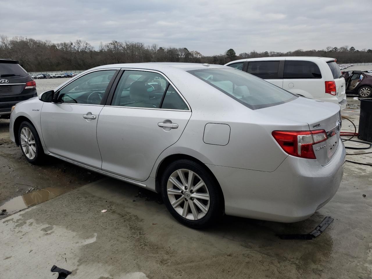 2014 Toyota Camry VIN 4T1BD1FKXEU134621 Copart auction photo, side / front end damage thumbnail 2