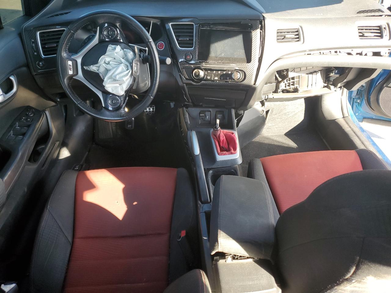 2015 Honda Civic VIN 2HGFB6E59FH703842 Copart auction photo, front end damage thumbnail 8