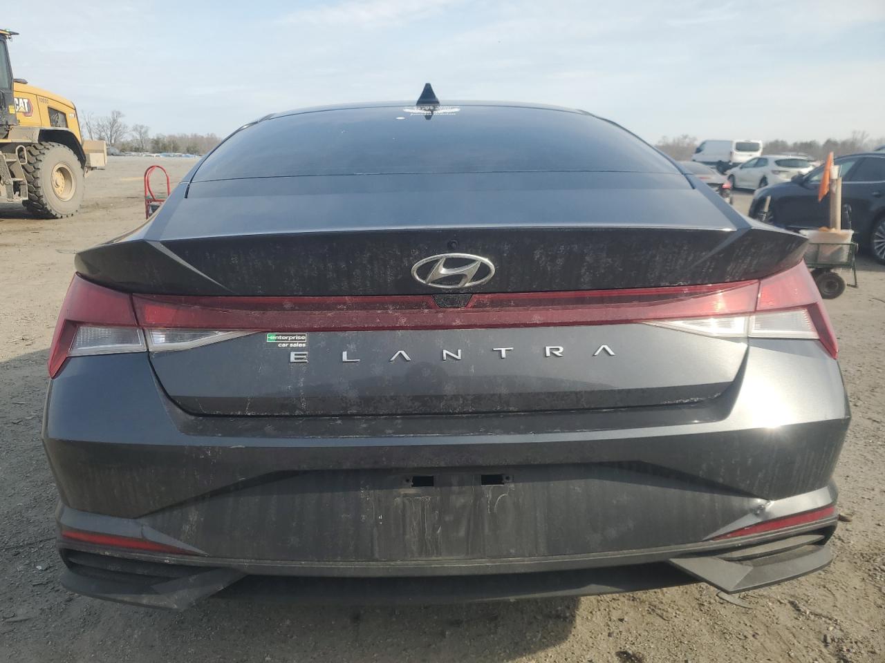 2021 Hyundai Elantra VIN 5NPLM4AG2MH010574 Copart auction photo, front end / side damage thumbnail 6