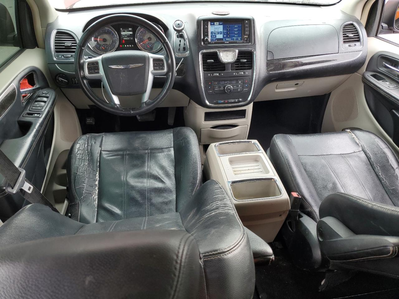2012 Chrysler Town & Country VIN 2C4RC1BG0CR359535 Copart auction photo, front end / side damage thumbnail 8