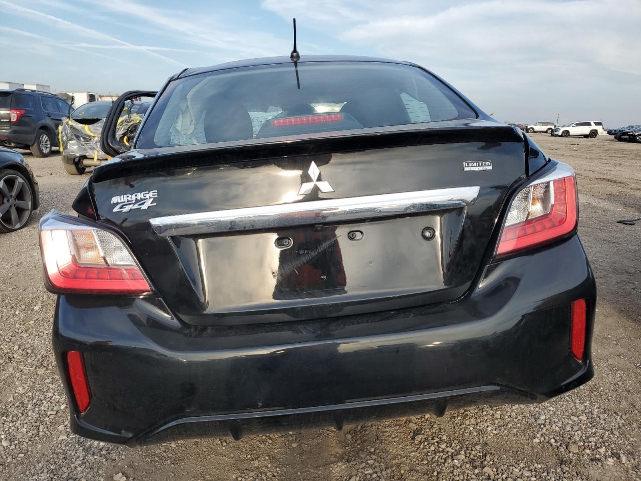 2022 Mitsubishi Mirage VIN ML32FUFJ6NHF02394 Copart auction photo, side / front end damage thumbnail 6