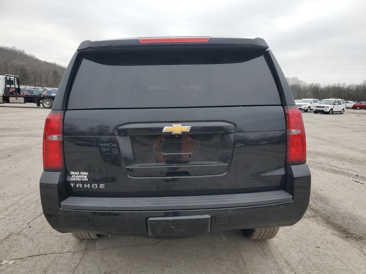 2016 Chevrolet Tahoe VIN 1GNSKBKC6GR293860 Copart auction photo, front end / side damage thumbnail 6