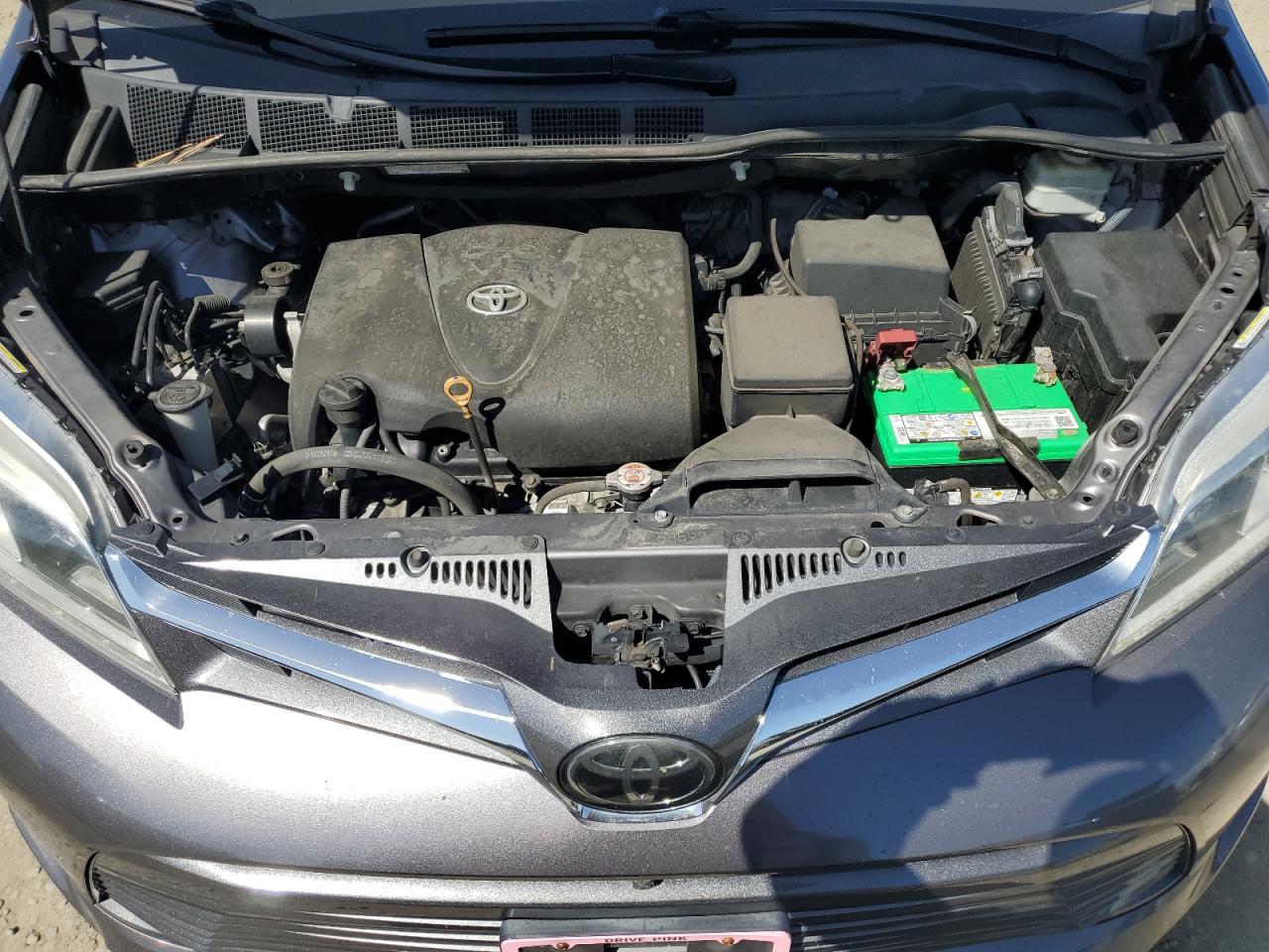 2018 Toyota Sienna VIN 5TDYZ3DC7JS954063 Copart auction photo, side damage thumbnail 12