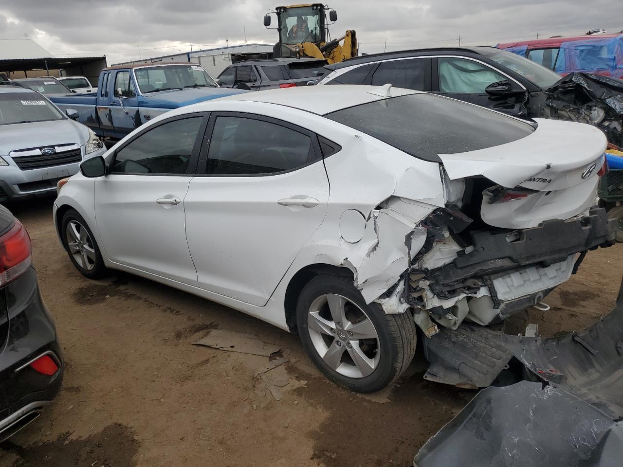 2013 Hyundai Elantra VIN 5NPDH4AE1DH265658 Copart auction photo, rear end damage thumbnail 2