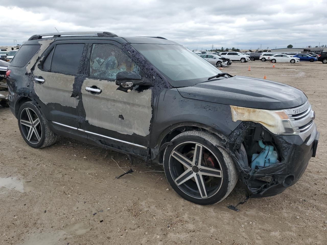 2015 Ford Explorer VIN 1FM5K7D80FGB39078 Copart auction photo, burn / minor dent/scratches damage thumbnail 4