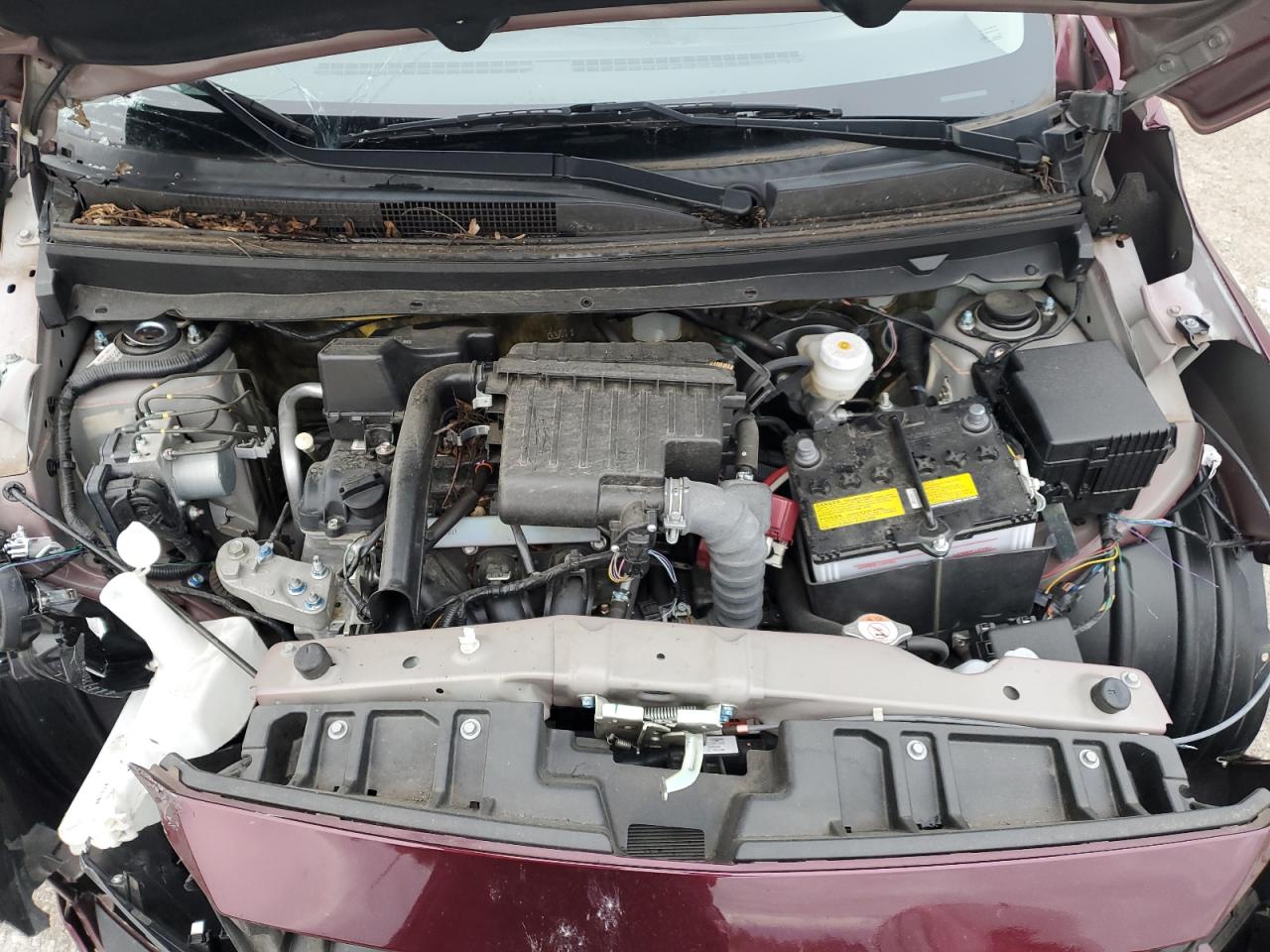 2021 Mitsubishi Mirage VIN ML32FUFJXMHF04695 Copart auction photo, front end / side damage thumbnail 11