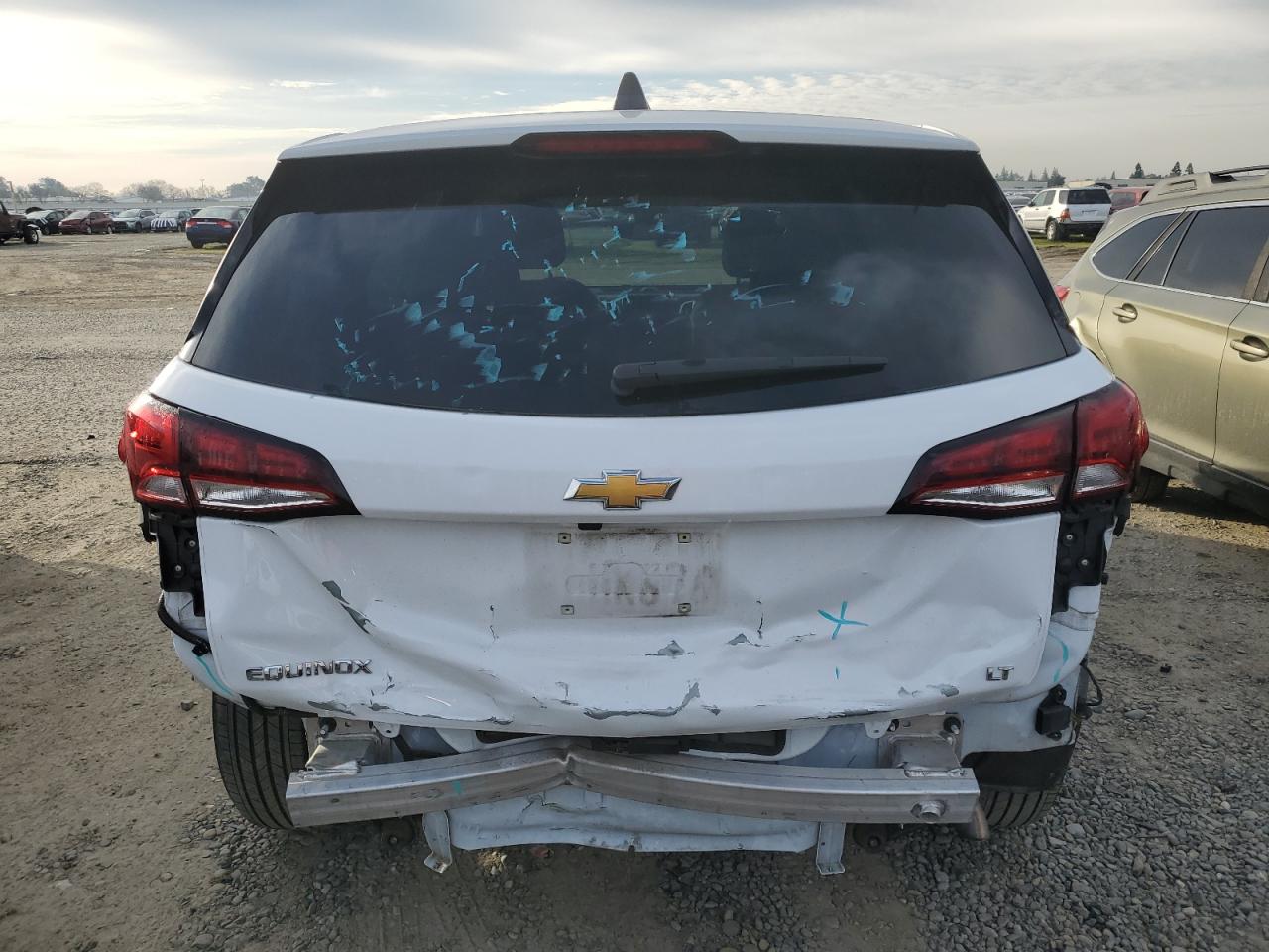 2022 Chevrolet Equinox VIN 3GNAXKEV1NL182597 Copart auction photo, rear end damage thumbnail 6