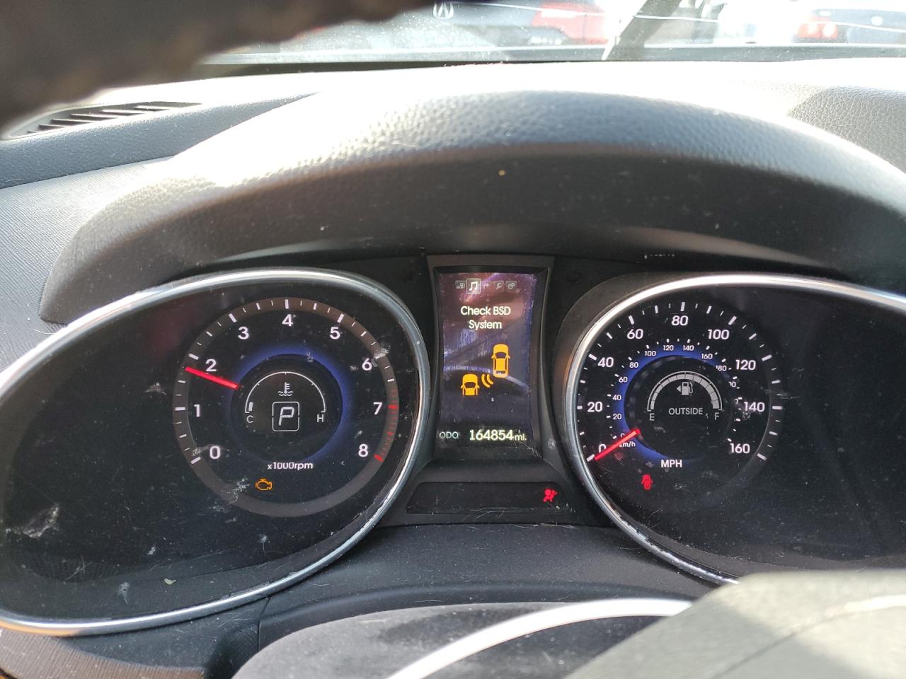 2015 Hyundai Santa Fe VIN 5XYZW4LA3FG259540 Copart auction photo, front end damage thumbnail 9
