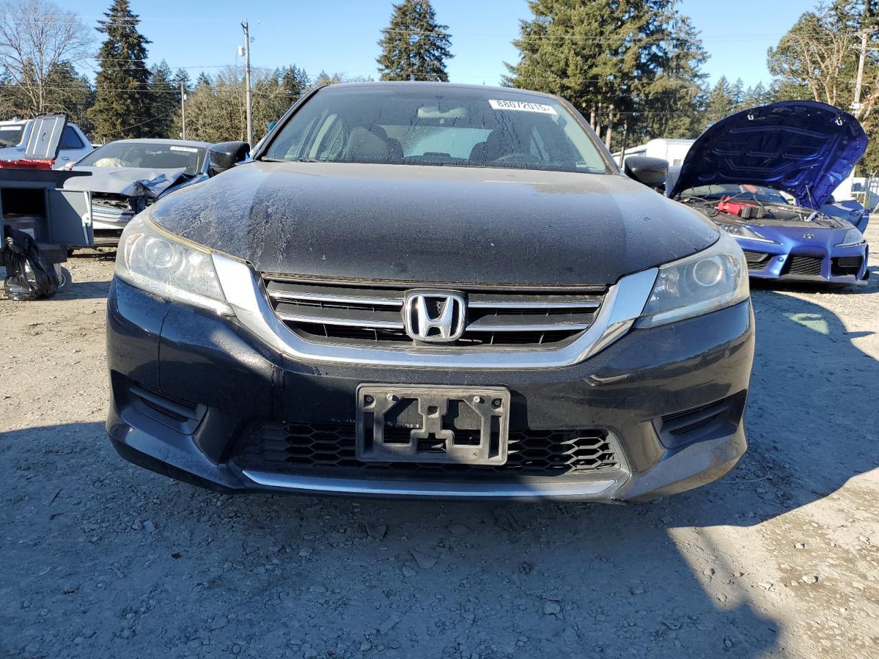 2014 Honda Accord VIN 1HGCR2F37EA024606 Copart auction photo, rear end / side damage thumbnail 5
