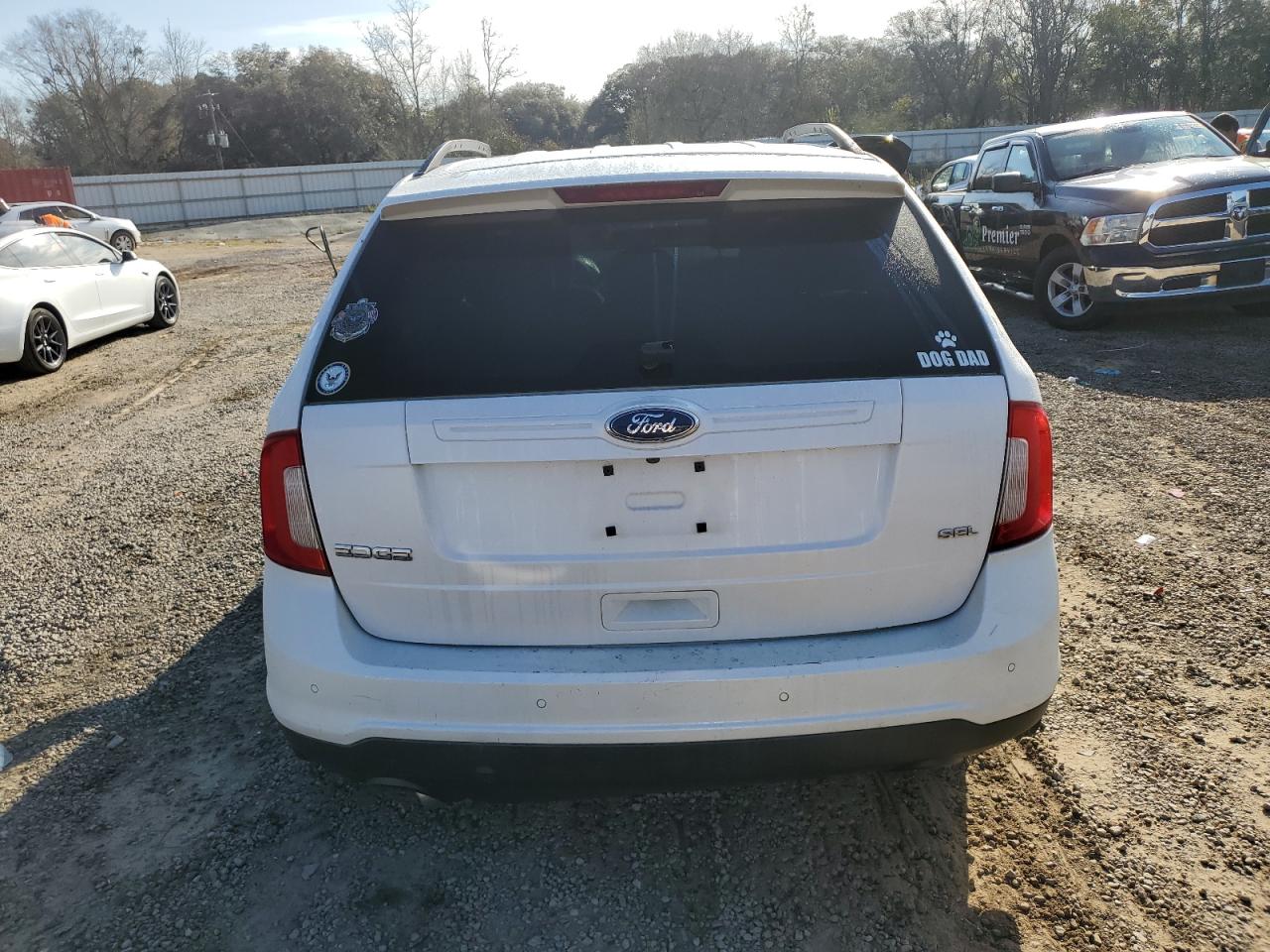 2011 Ford Edge VIN 2FMDK3JC5BBA55952 Copart auction photo, front end / side damage thumbnail 6