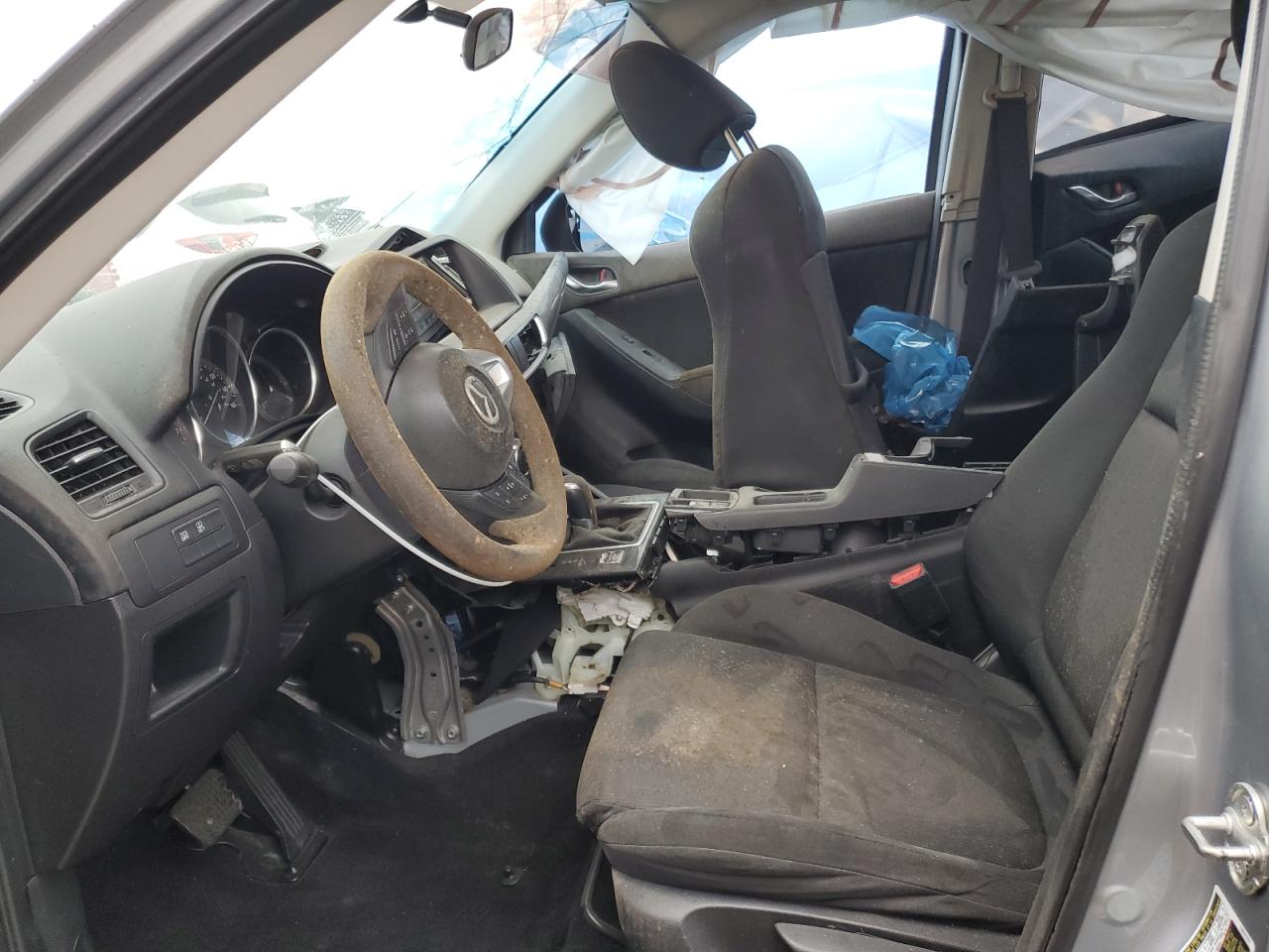 2016 Mazda CX-5 VIN JM3KE2BYXG0655597 Copart auction photo, side / front end damage thumbnail 7