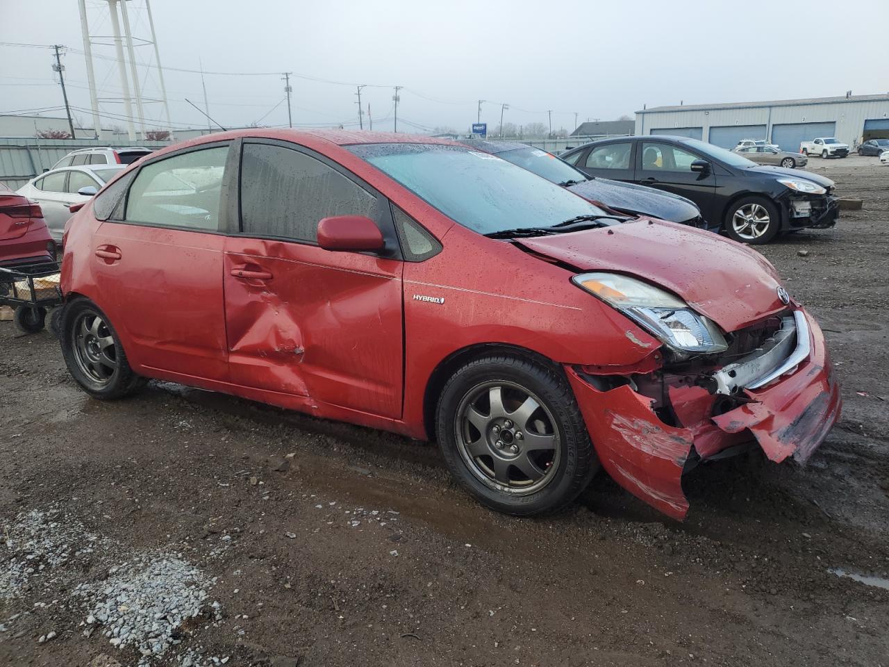 2009 Toyota Prius VIN JTDKB20U193486427 Copart auction photo, all over damage thumbnail 4