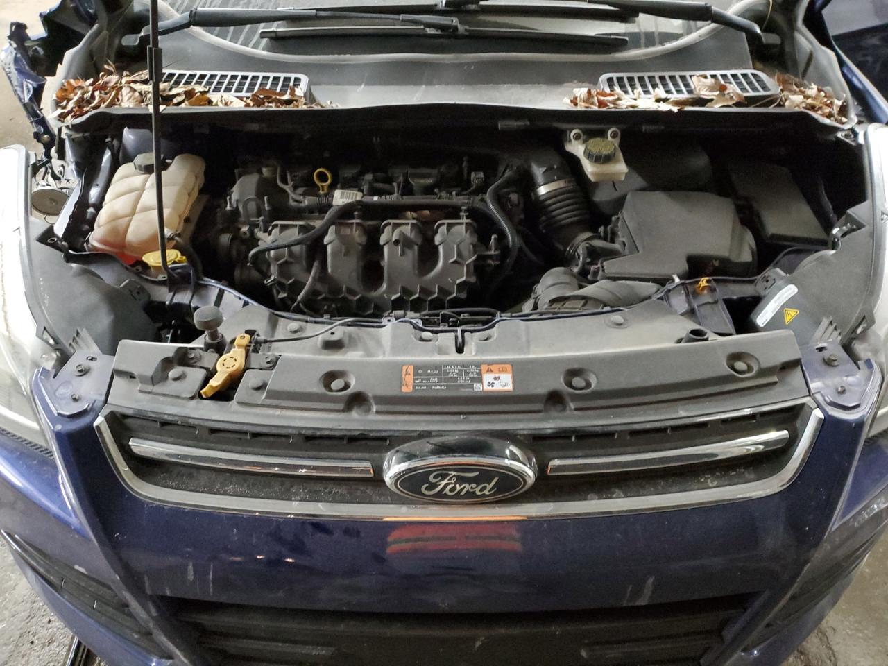 2015 Ford Escape VIN 1FMCU0J94FUC03095 Copart auction photo, front end / undercarriage damage thumbnail 12