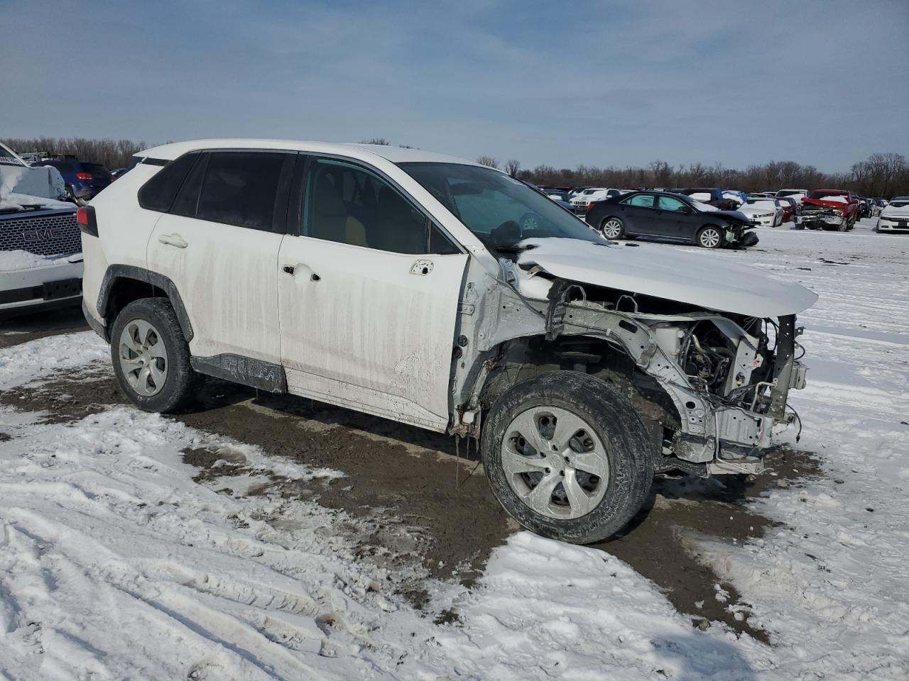2022 Toyota RAV 4 VIN 2T3H1RFV7NC188446 Copart auction photo, front end / minor dent/scratches damage thumbnail 4