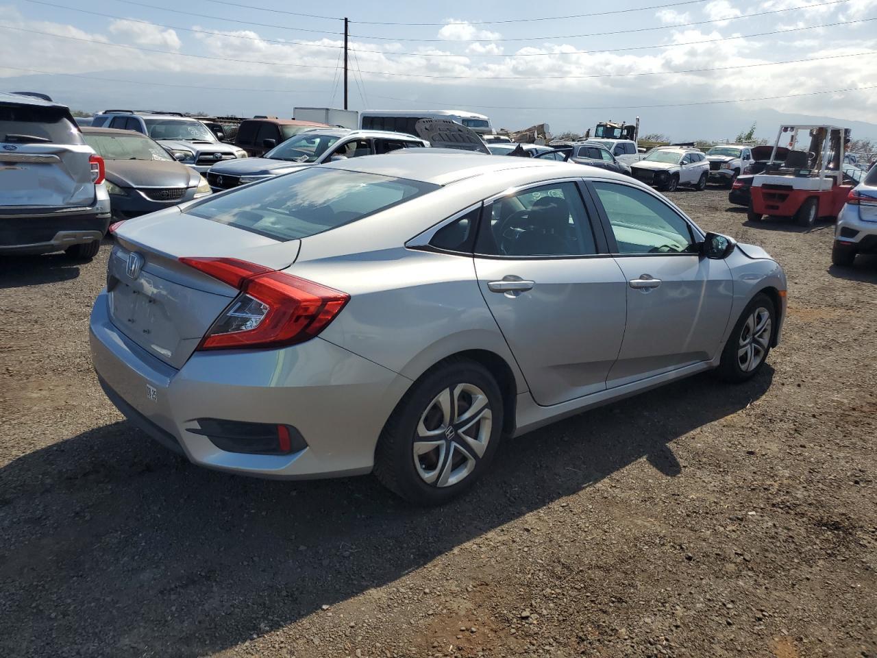 2016 Honda Civic VIN 2HGFC2F53GH569867 Copart auction photo, side / front end damage thumbnail 3