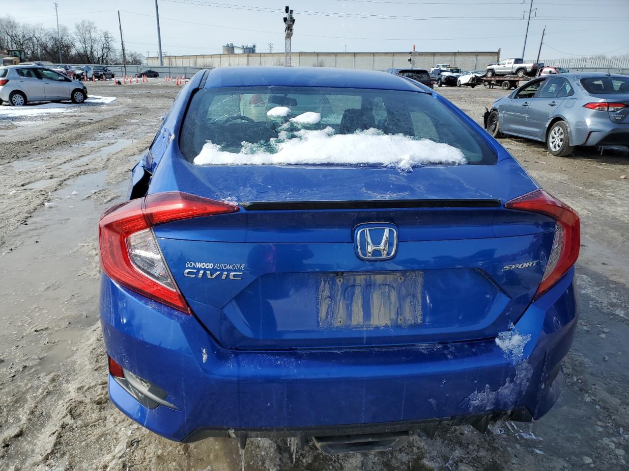 2020 Honda Civic VIN 19XFC2F88LE026285 Copart auction photo, all over damage thumbnail 6