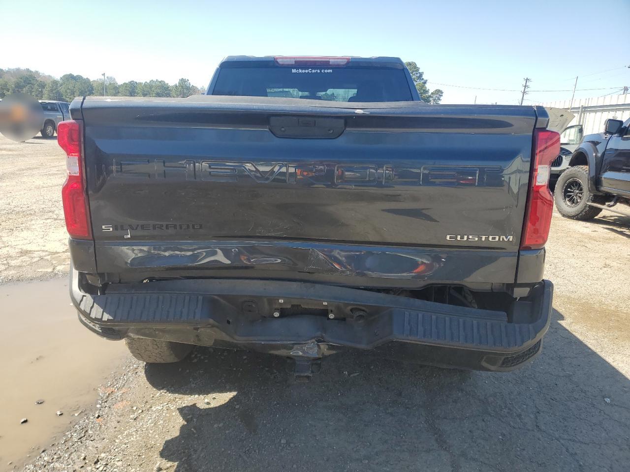2021 Chevrolet Silverado VIN 1GCRWBEK1MZ356342 Copart auction photo, rear end / front end damage thumbnail 6