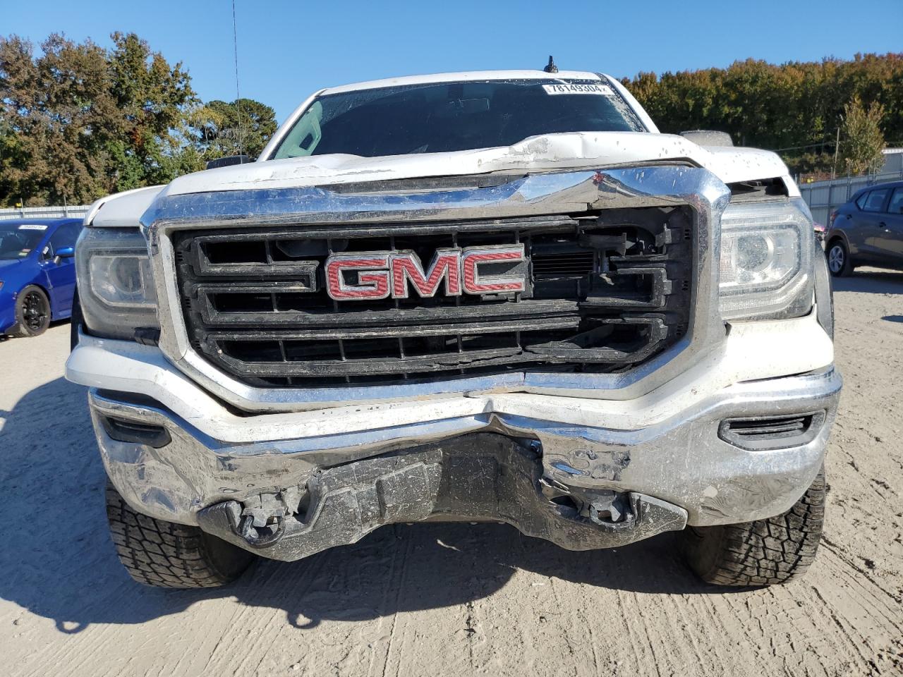 2017 GMC Sierra VIN 3GTU2LEC8HG100788 Copart auction photo, front end / minor dent/scratches damage thumbnail 5
