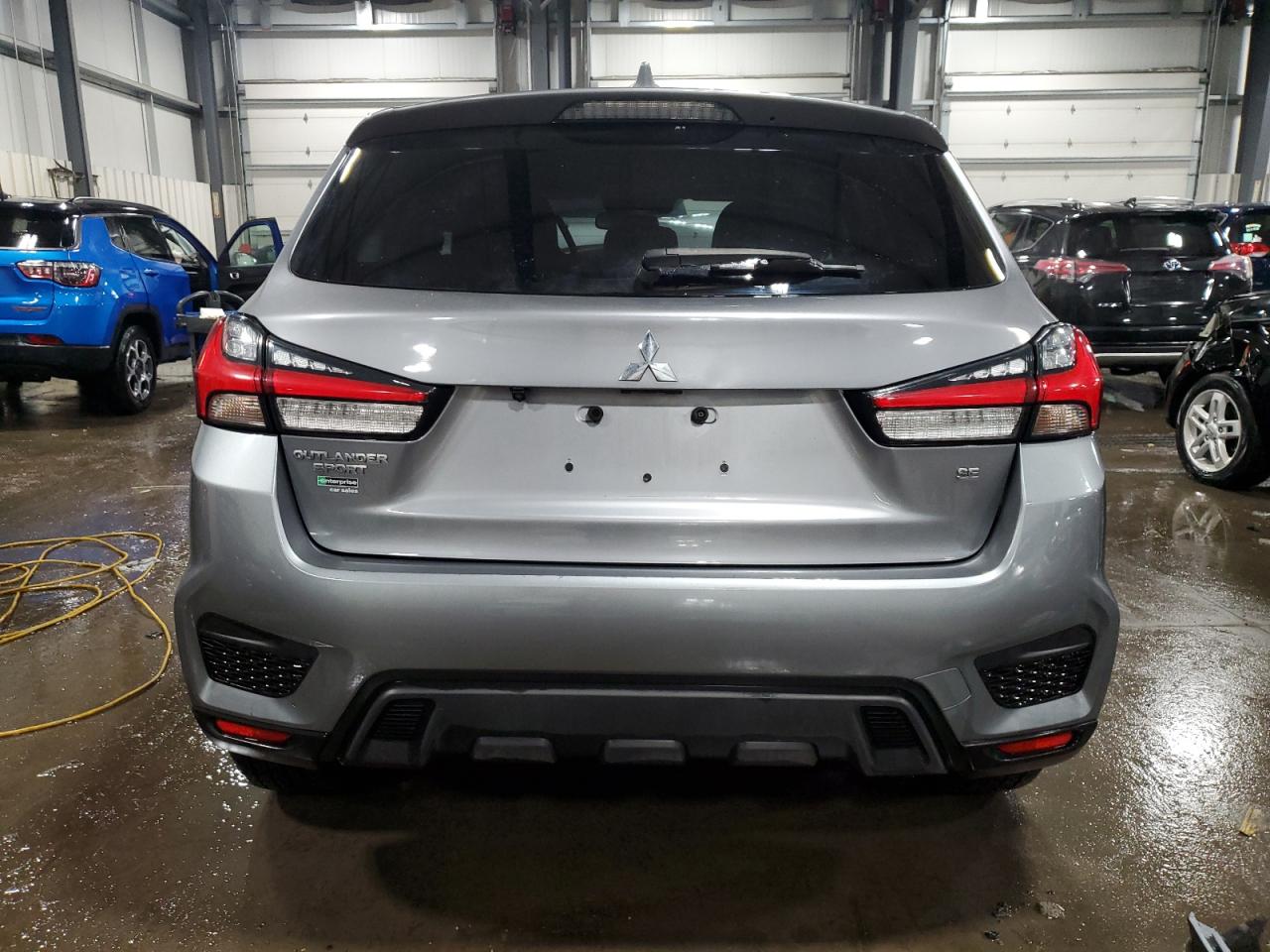 2020 Mitsubishi Outlander VIN JA4AP4AU9LU030209 Copart auction photo, front end / burn - engine damage thumbnail 6