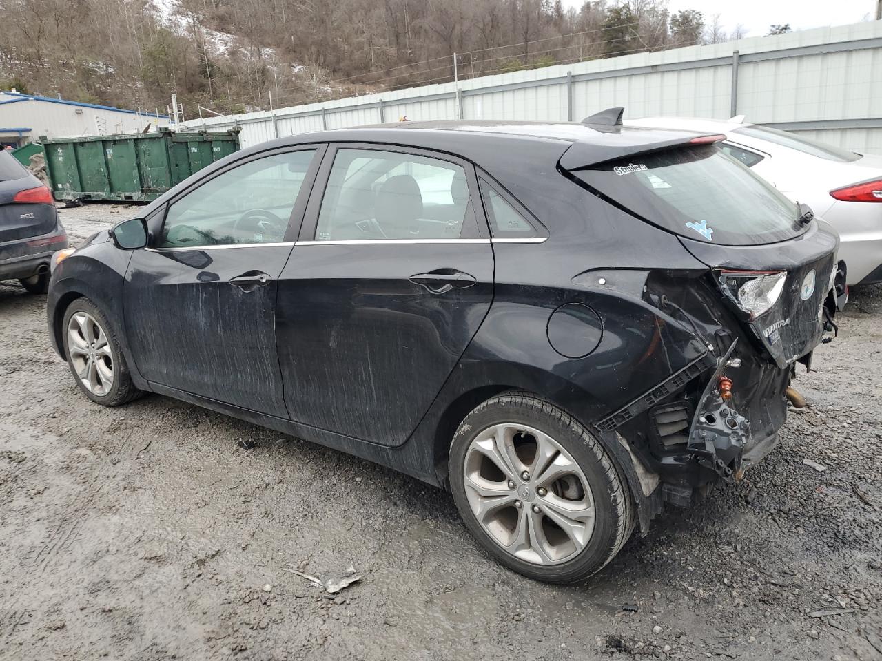2013 Hyundai Elantra VIN KMHD35LE8DU090683 Copart auction photo, rear end damage thumbnail 2