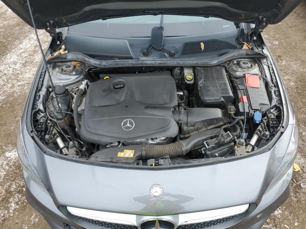 2017 Mercedes-Benz CLA-klasse VIN WDDSJ4GB5HN492792 Copart auction photo, front end damage thumbnail 11