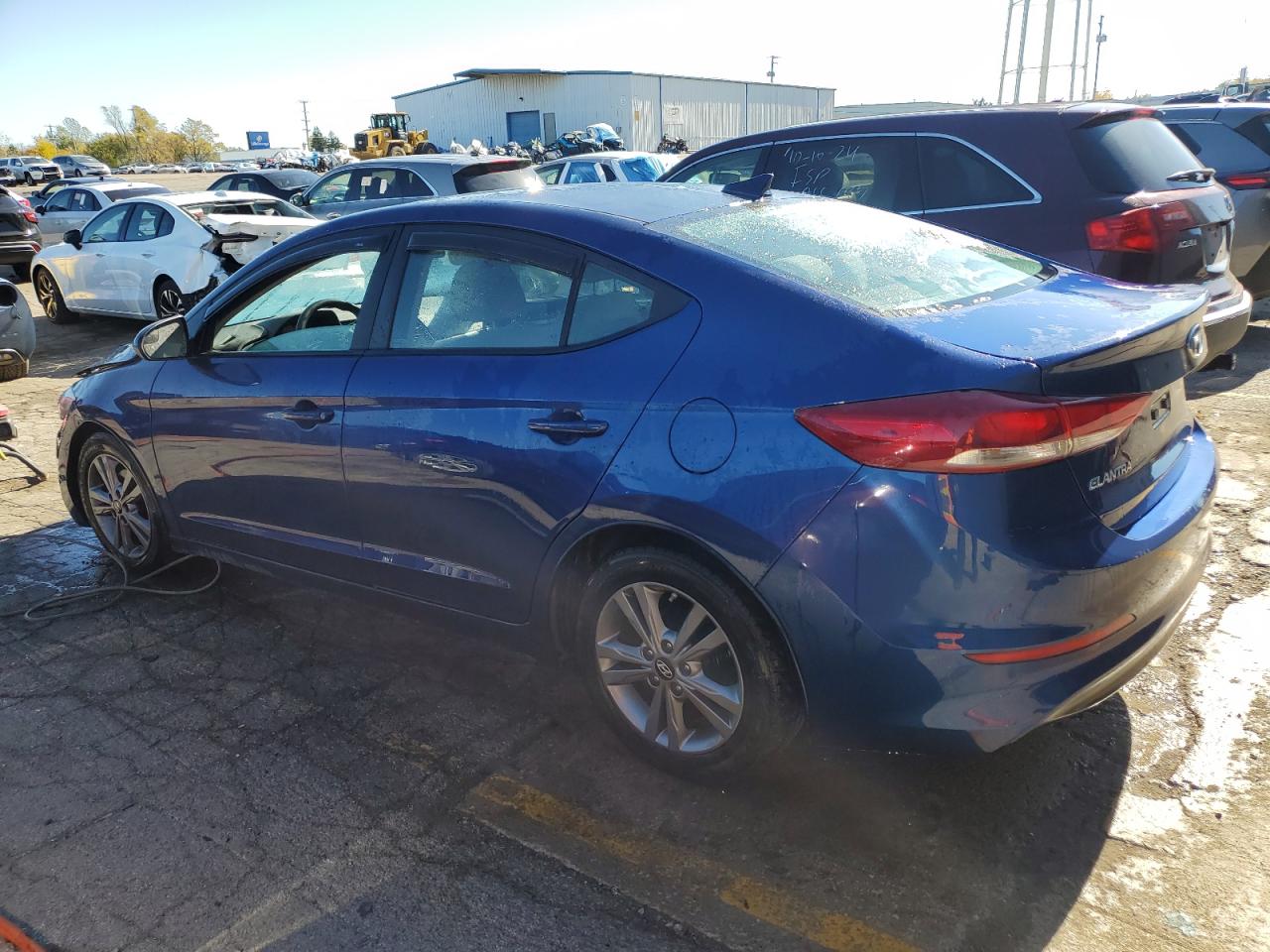 2017 Hyundai Elantra VIN 5NPD84LF1HH166706 Copart auction photo, front end / minor dent/scratches damage thumbnail 2
