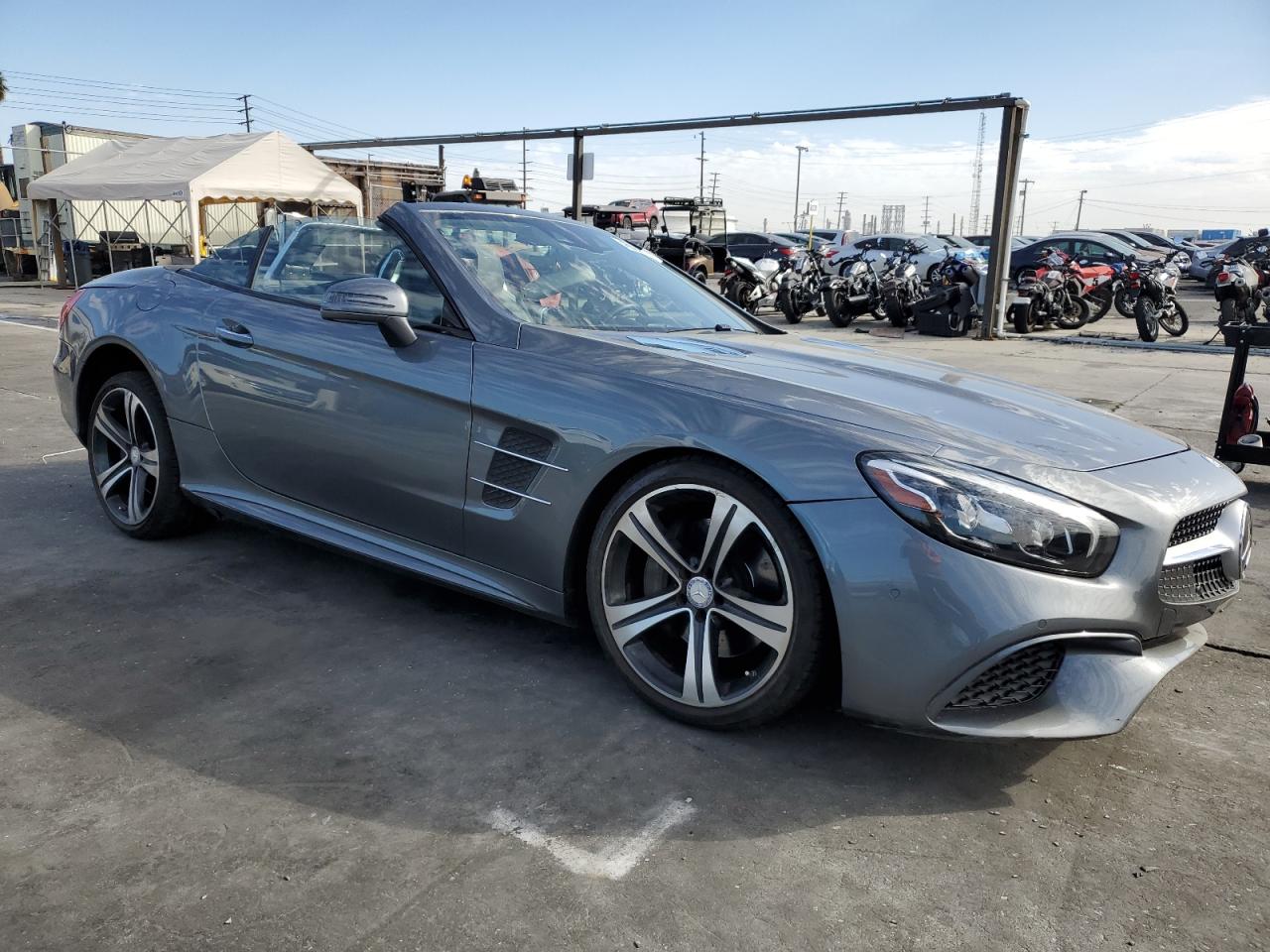 2017 Mercedes-Benz SL-klasse VIN WDDJK6GA4HF047336 Copart auction photo, front end / undercarriage damage thumbnail 4