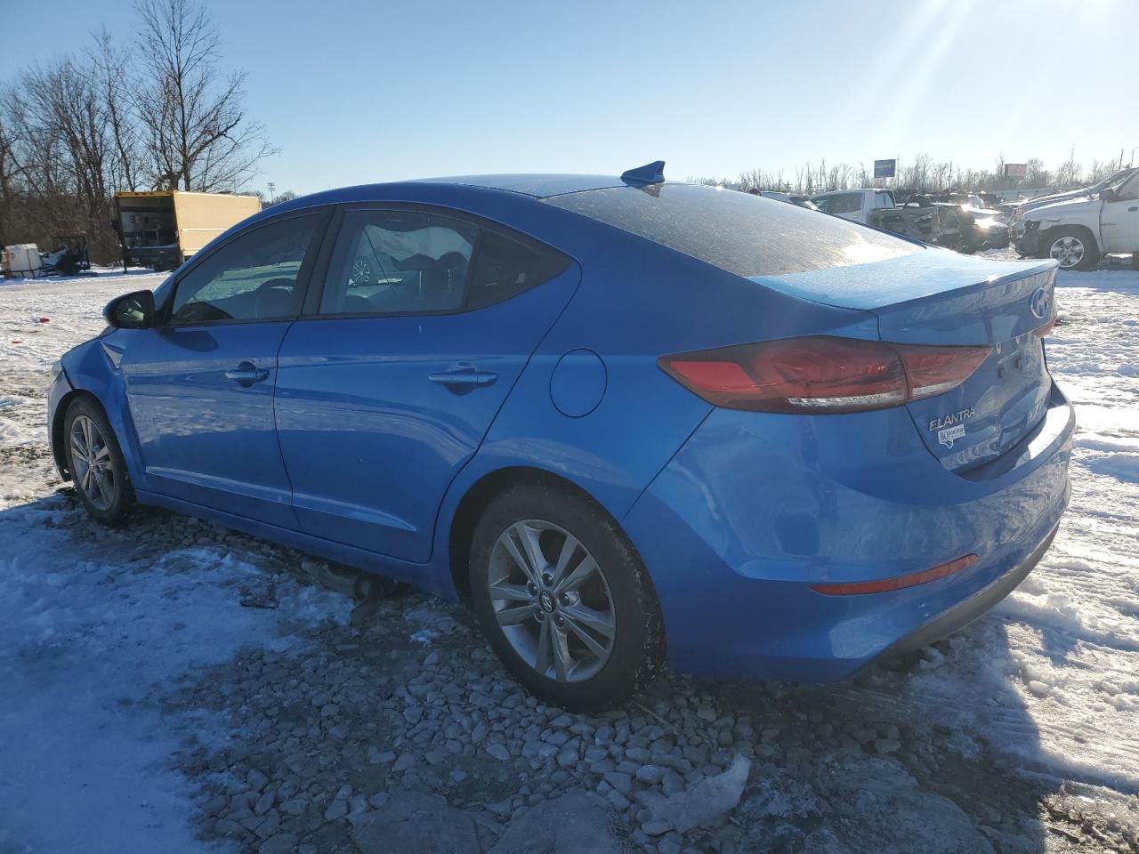2017 Hyundai Elantra VIN KMHD84LF8HU212078 Copart auction photo, all over damage thumbnail 2