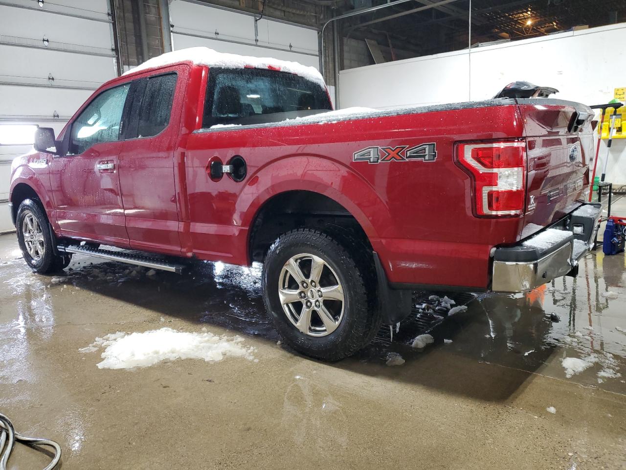 2018 Ford F-150 VIN 1FTFX1EG8JKF93078 Copart auction photo, side / rear end damage thumbnail 2