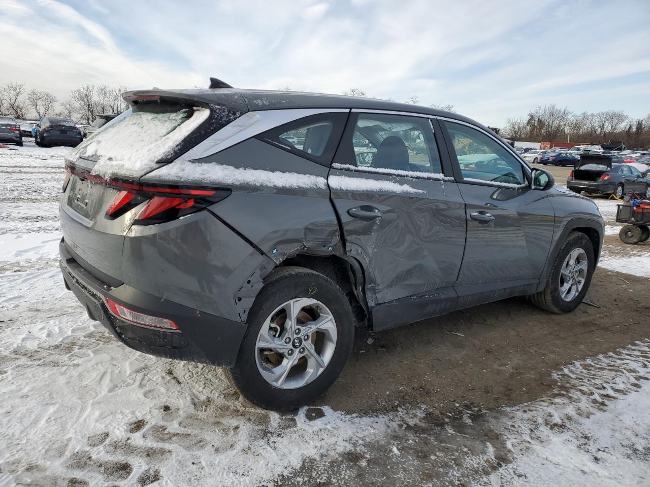 2024 Hyundai Tucson VIN 5NMJA3DE9RH315580 Copart auction photo, rear end / side damage thumbnail 3