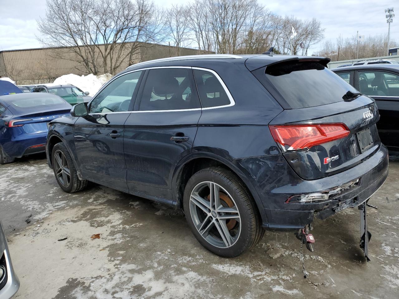 2018 Audi SQ5 VIN WA1A4AFY4J2027889 Copart auction photo, front end / rear end damage thumbnail 2