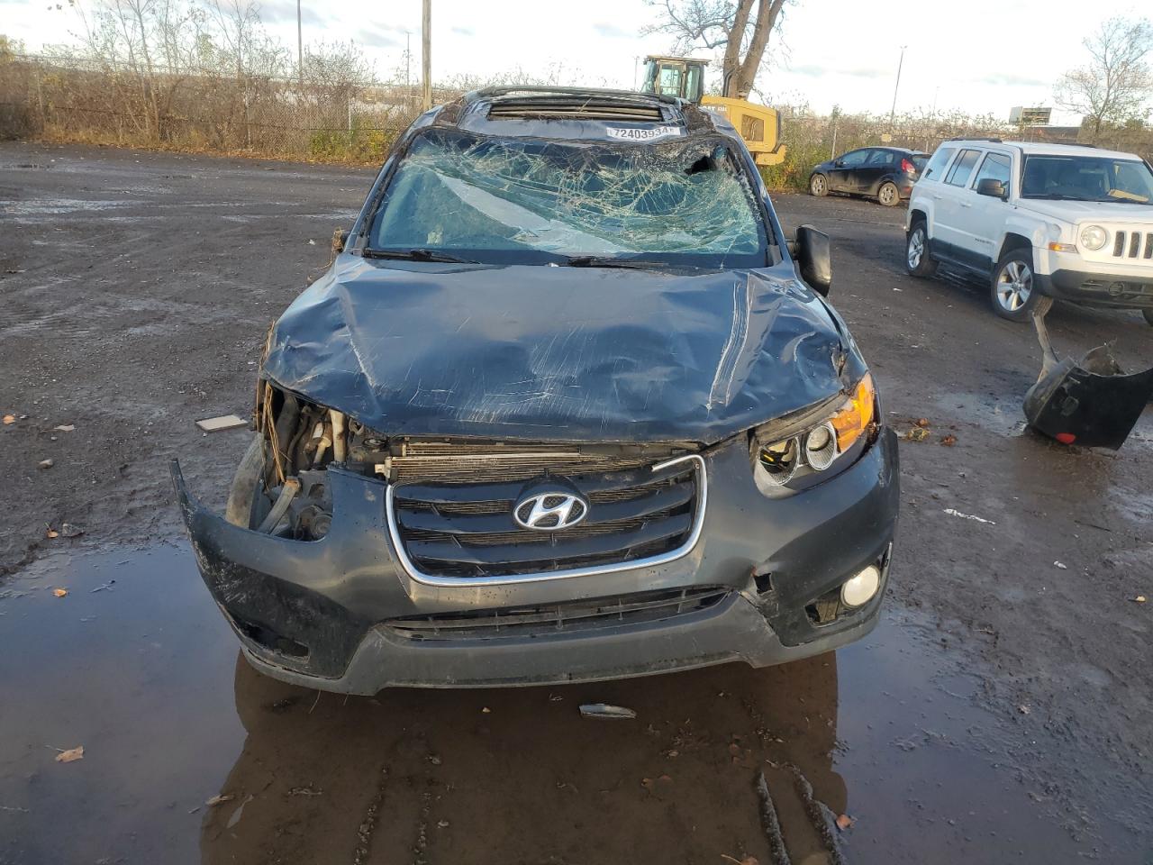 2010 Hyundai Santa Fe VIN 5NMSHDAG2AH392758 Copart auction photo, all over damage thumbnail 5