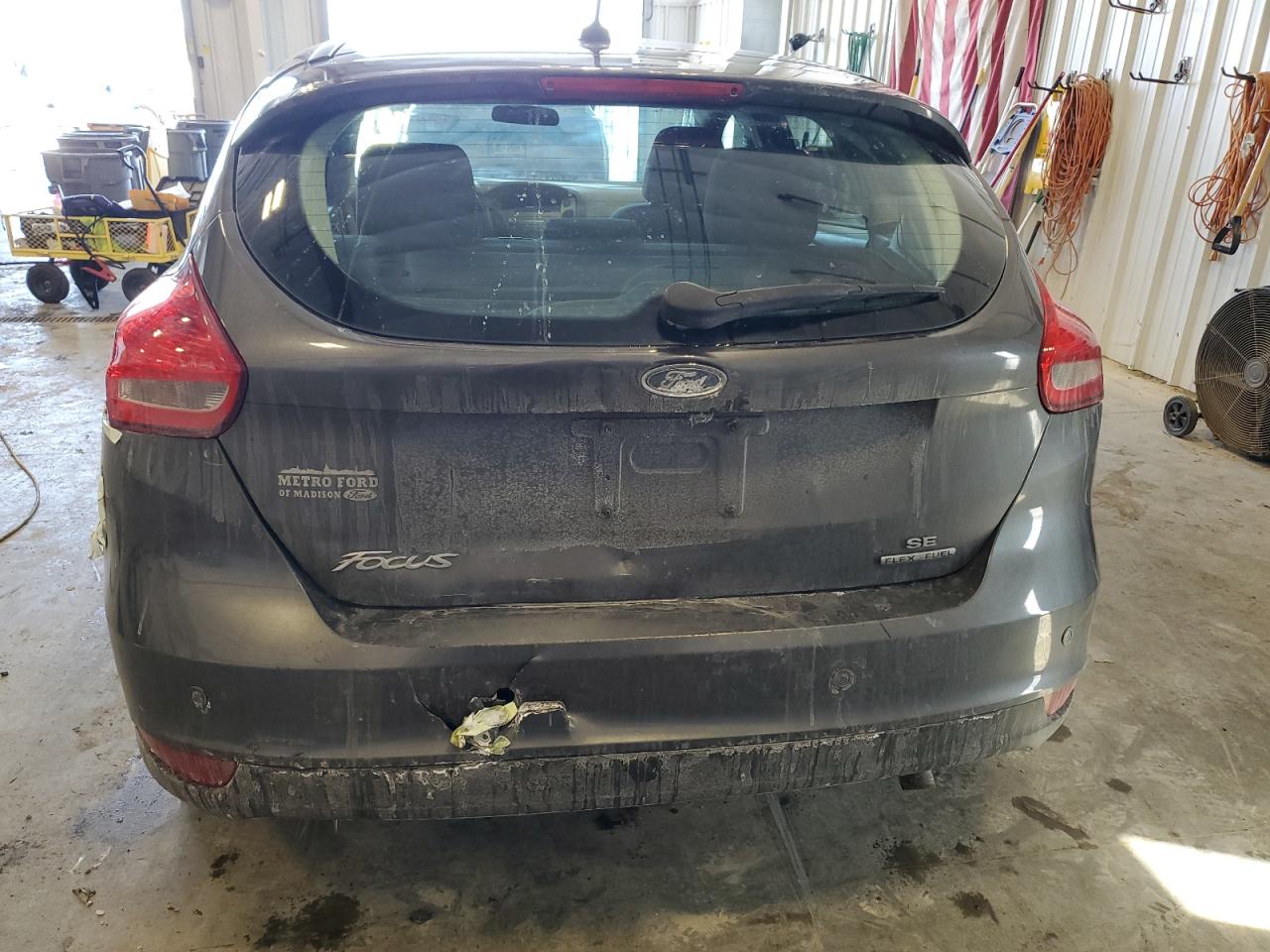 2016 Ford Focus VIN 1FADP3K27GL257314 Copart auction photo, rear end damage thumbnail 6