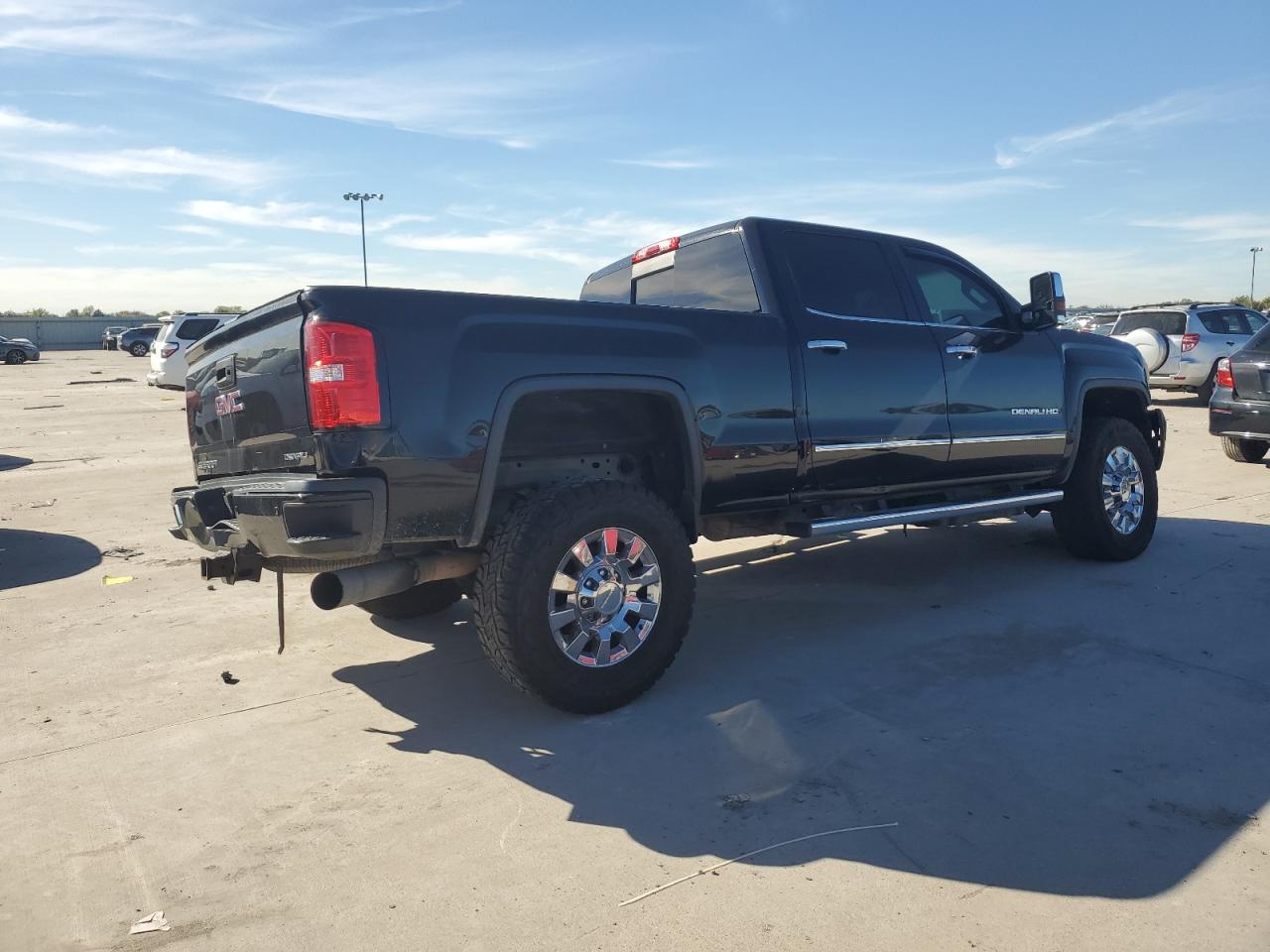 2015 GMC Sierra VIN 1GT120E87FF623781 Copart auction photo, front end damage thumbnail 3