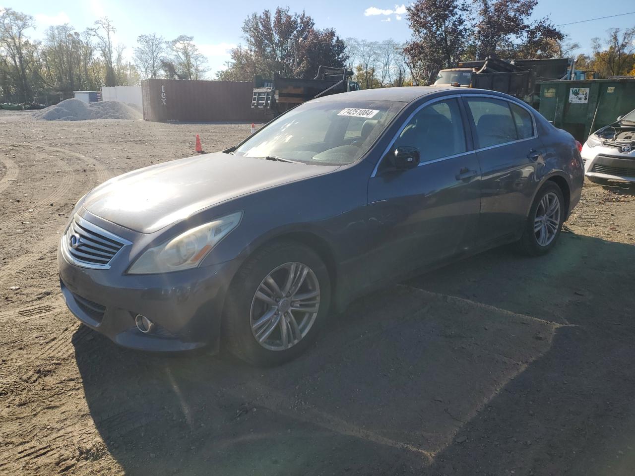 2012 Infiniti G VIN JN1CV6AR3CM670270