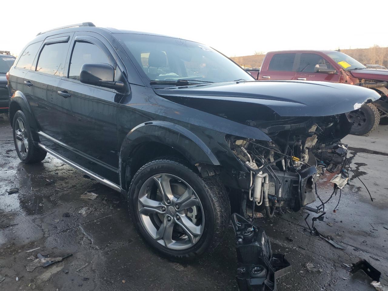 2017 Dodge Journey VIN 3C4PDCGB0HT708565 Copart auction photo, front end damage thumbnail 4