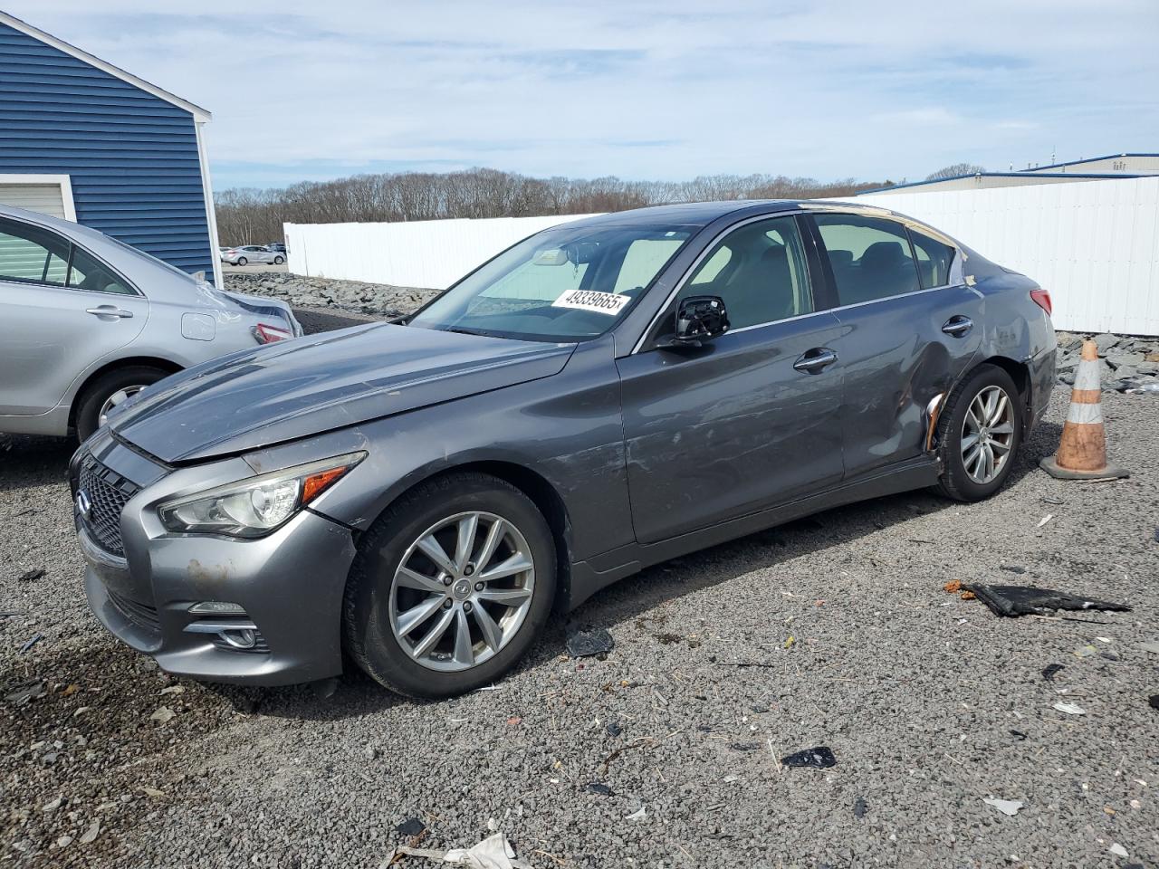 2015 Infiniti Q50 VIN JN1BV7AR8FM408122 - Copart auction photo
