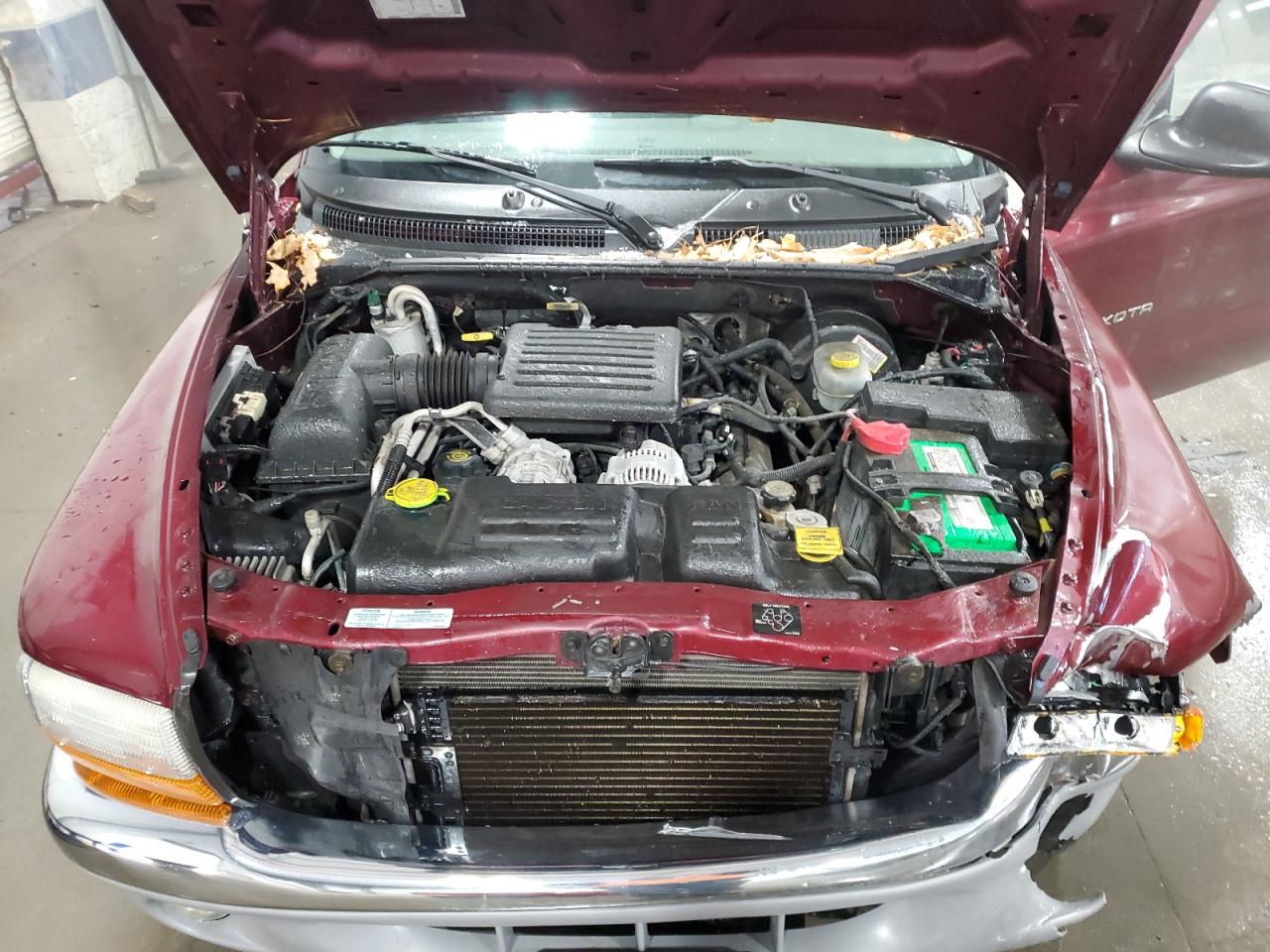2001 Dodge Dakota VIN 1B7GG22N31S267864 Copart auction photo, front end damage thumbnail 11