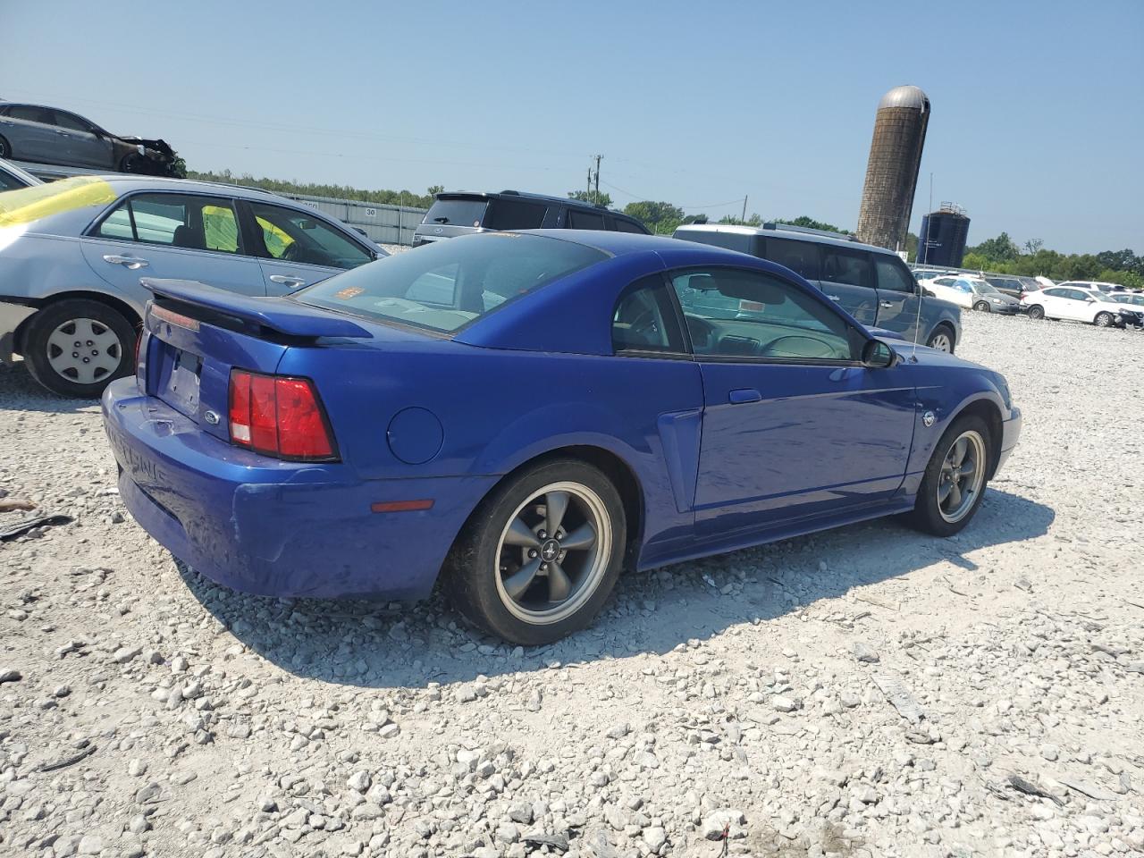 2004 Ford Mustang VIN 1FAFP40604F152581 Copart auction photo, side damage thumbnail 3