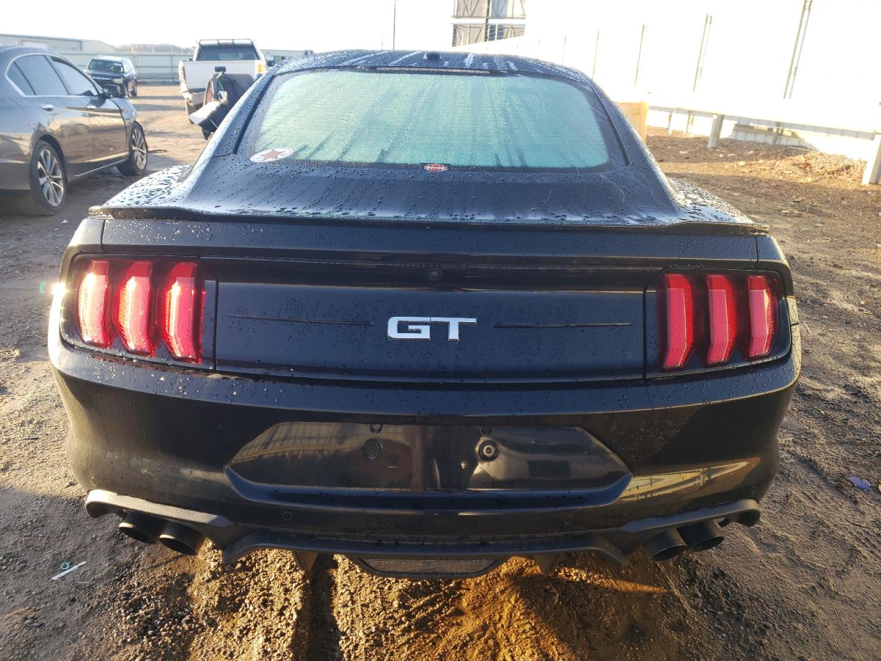 2020 Ford Mustang VIN 1FA6P8CF6L5126557 Copart auction photo, front end / side damage thumbnail 6