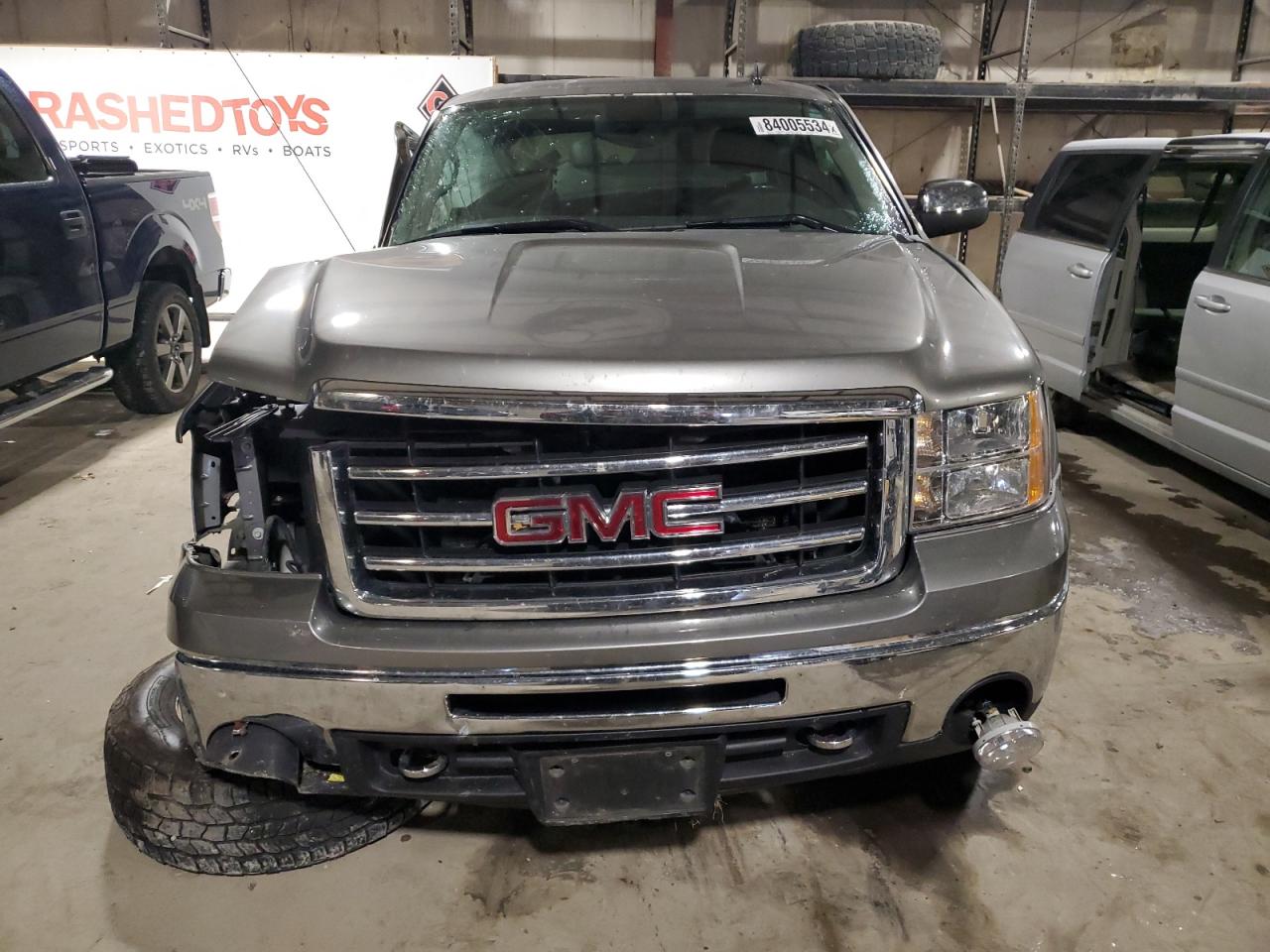 2013 GMC Sierra VIN 3GTP2VE79DG350630 Copart auction photo, all over / undercarriage damage thumbnail 5