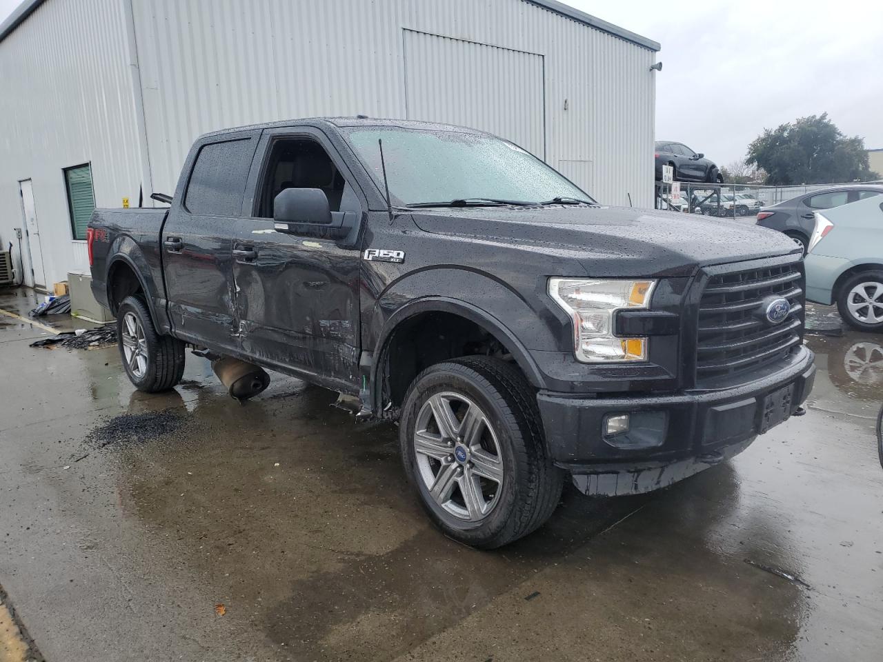 2015 Ford F-150 VIN 1FTEW1EG3FKD43396 Copart auction photo, side damage thumbnail 4