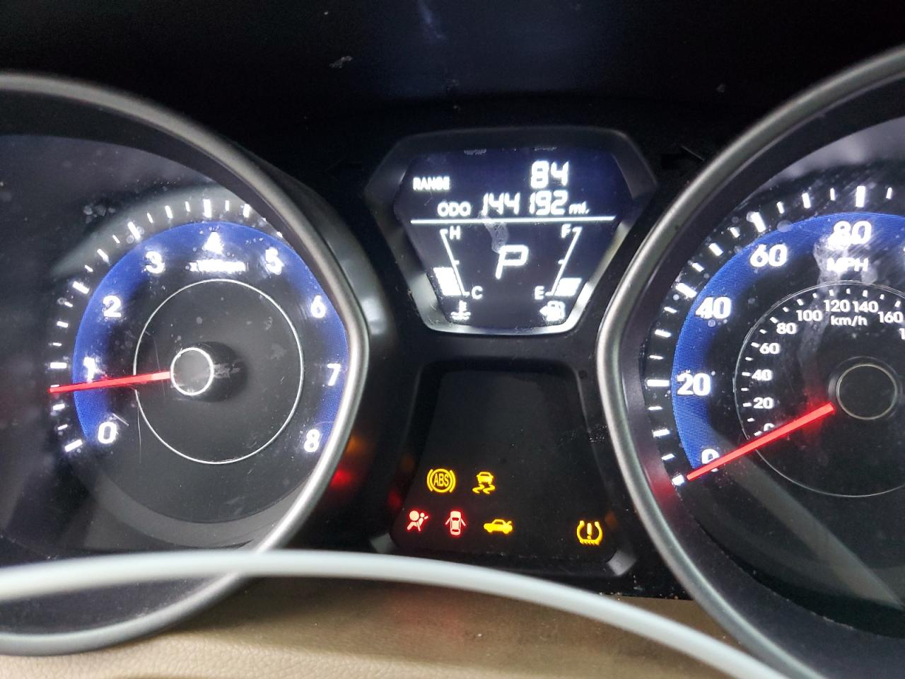 2013 Hyundai Elantra VIN 5NPDH4AE2DH343574 Copart auction photo, side damage thumbnail 9