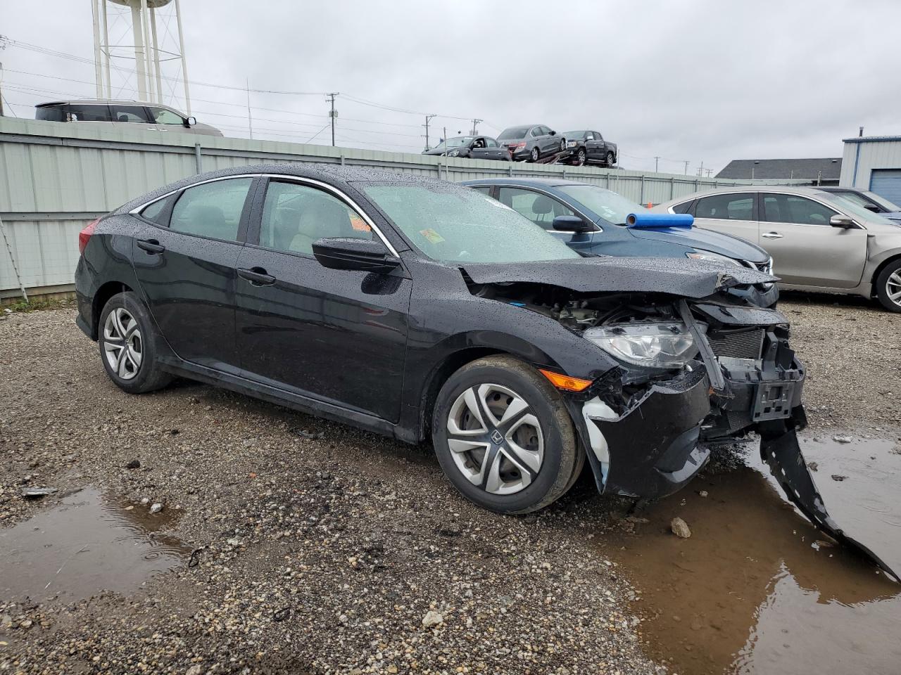 2018 Honda Civic VIN 19XFC2F56JE041192 Copart auction photo, front end damage thumbnail 4
