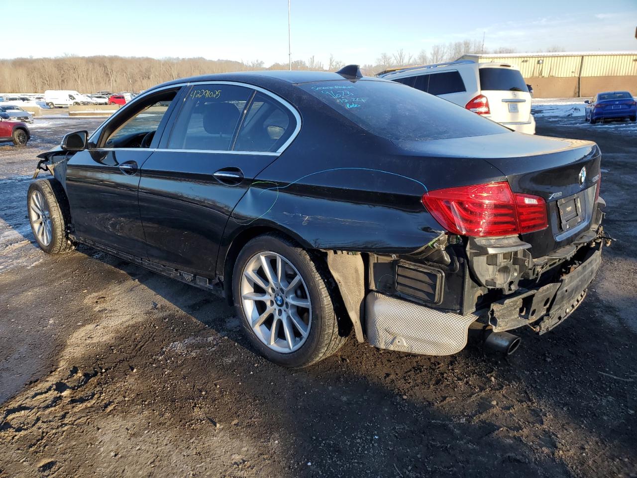 2014 BMW 5er VIN WBA5B3C51ED539331 Copart auction photo, front end damage thumbnail 2