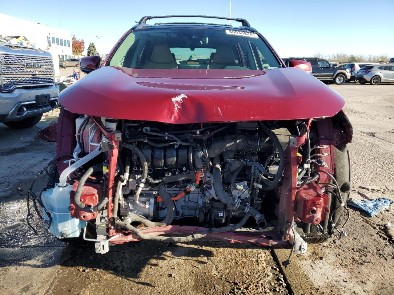 2019 Toyota RAV 4 VIN JTMDWRFV6KD511893 Copart auction photo, front end damage thumbnail 5