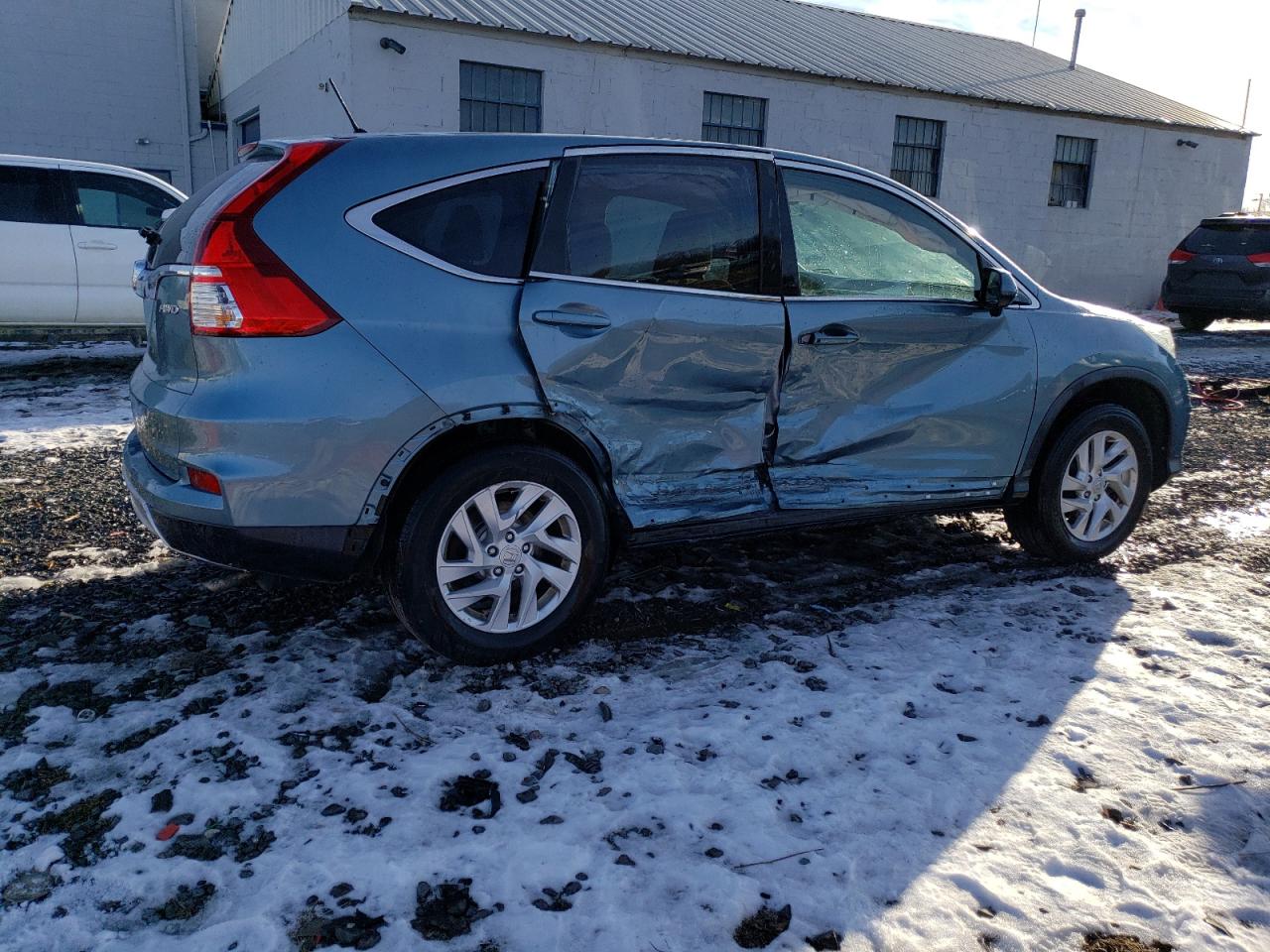 2016 Honda CR-V VIN 2HKRM4H56GH676940 Copart auction photo, side damage thumbnail 3