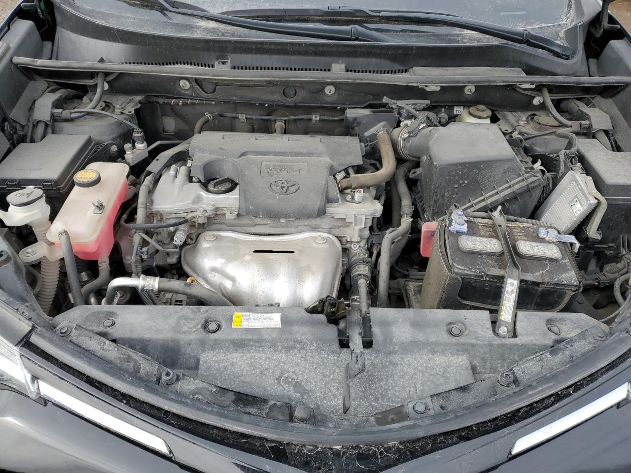 2018 Toyota RAV 4 VIN 2T3RFREV3JW757695 Copart auction photo, front end / undercarriage damage thumbnail 12