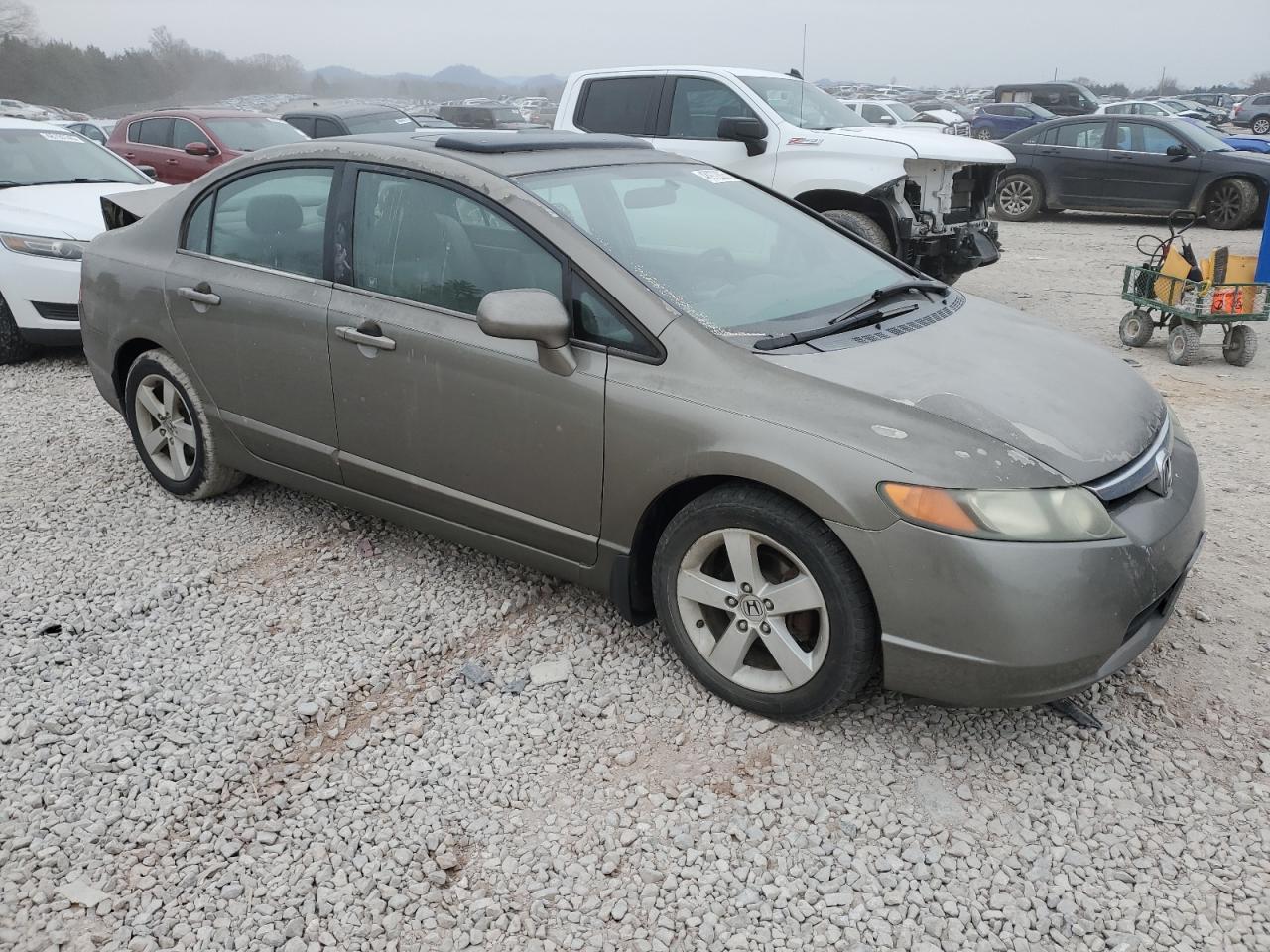 2006 Honda Civic VIN 1HGFA16876L035122 Copart auction photo, rear end / minor dent/scratches damage thumbnail 4