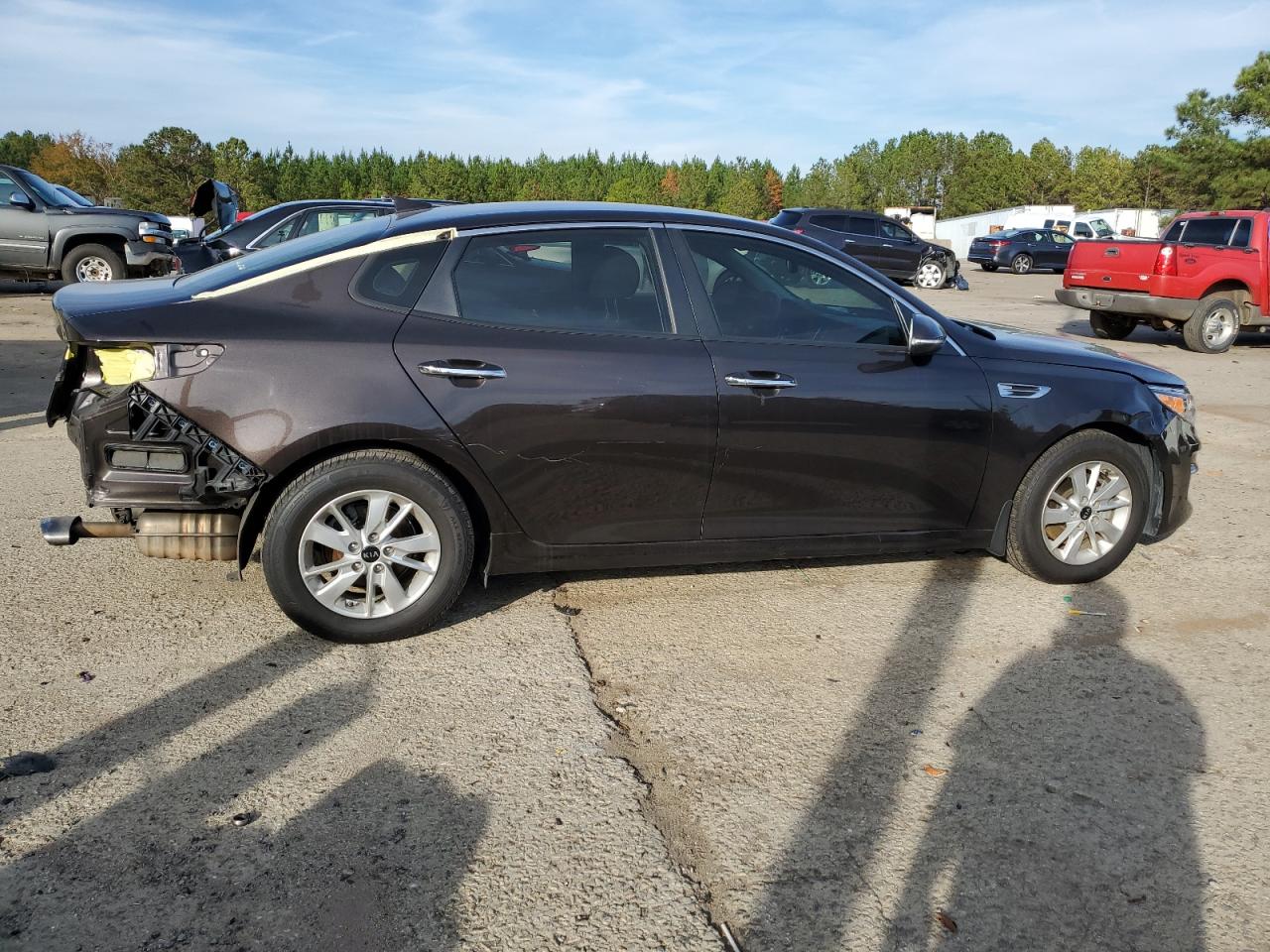 2018 KIA Optima VIN KNAGT4L3XJ5234456 Copart auction photo, rear end damage thumbnail 3